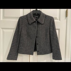 Tahari Wool Cropped Blazer Jacket